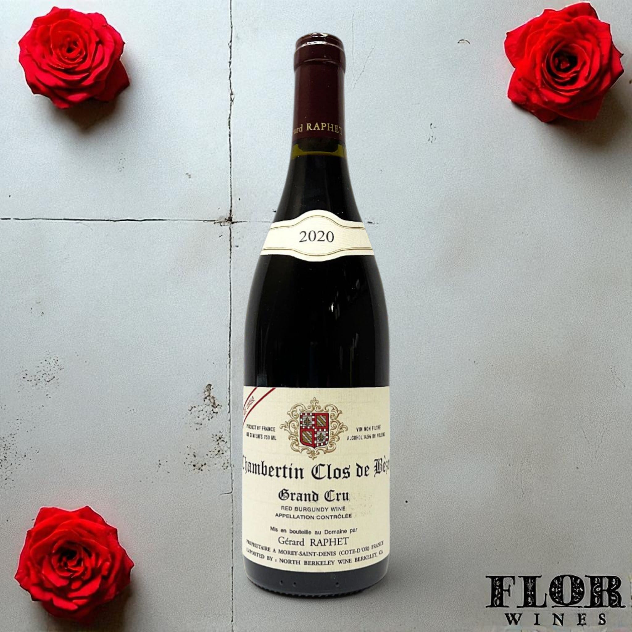 Gerard Raphet, Chambertin Clos de Beze Grand Cru 2020 – Flor Wines