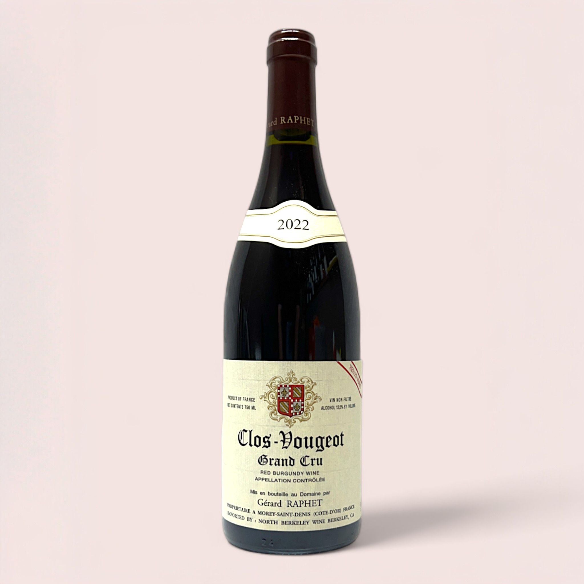 Gerard Raphet, 'Vieilles Vignes' Clos Vougeot Grand Cru 2022