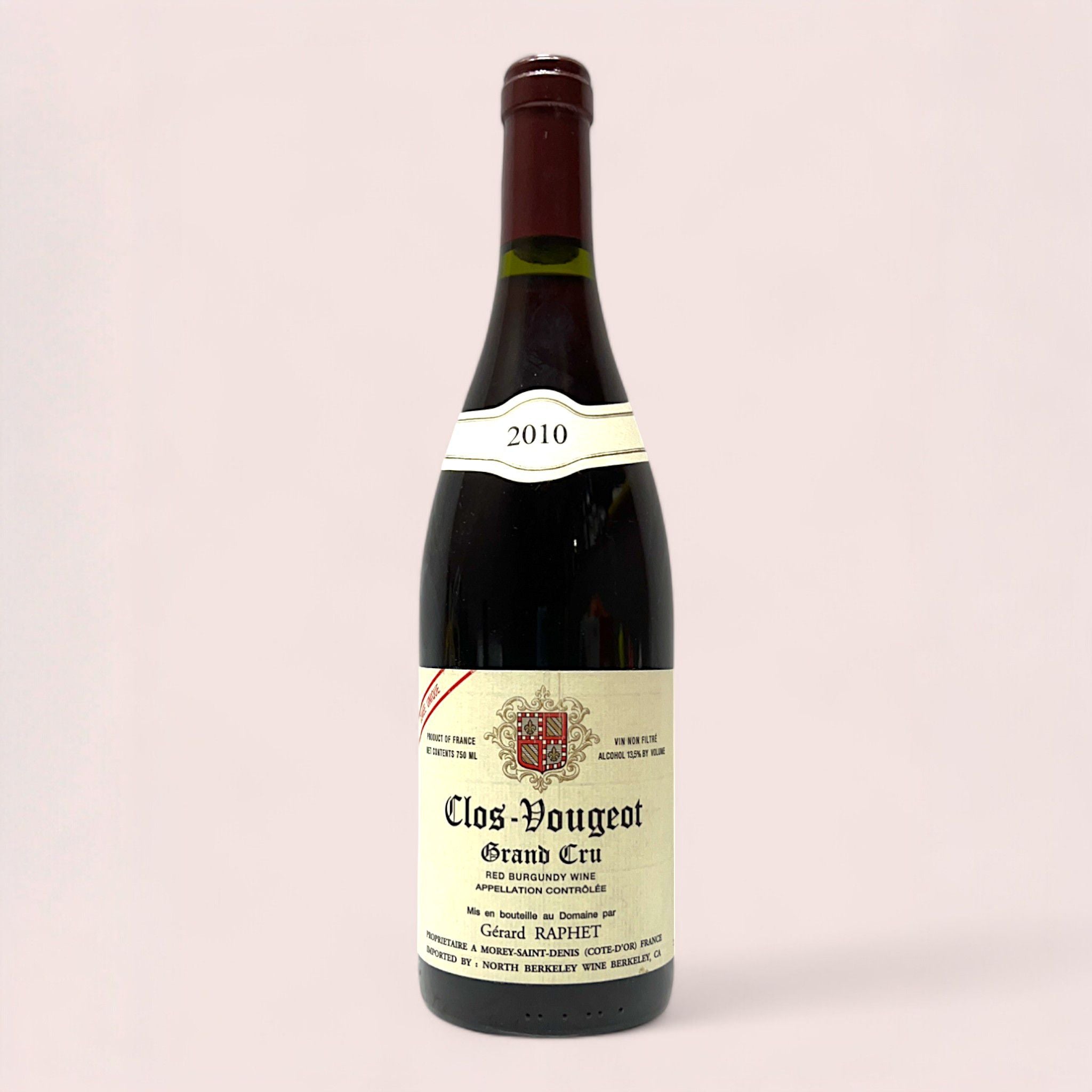 Gerard Raphet, Clos Vougeot Grand Cru 2010 – Flor Wines