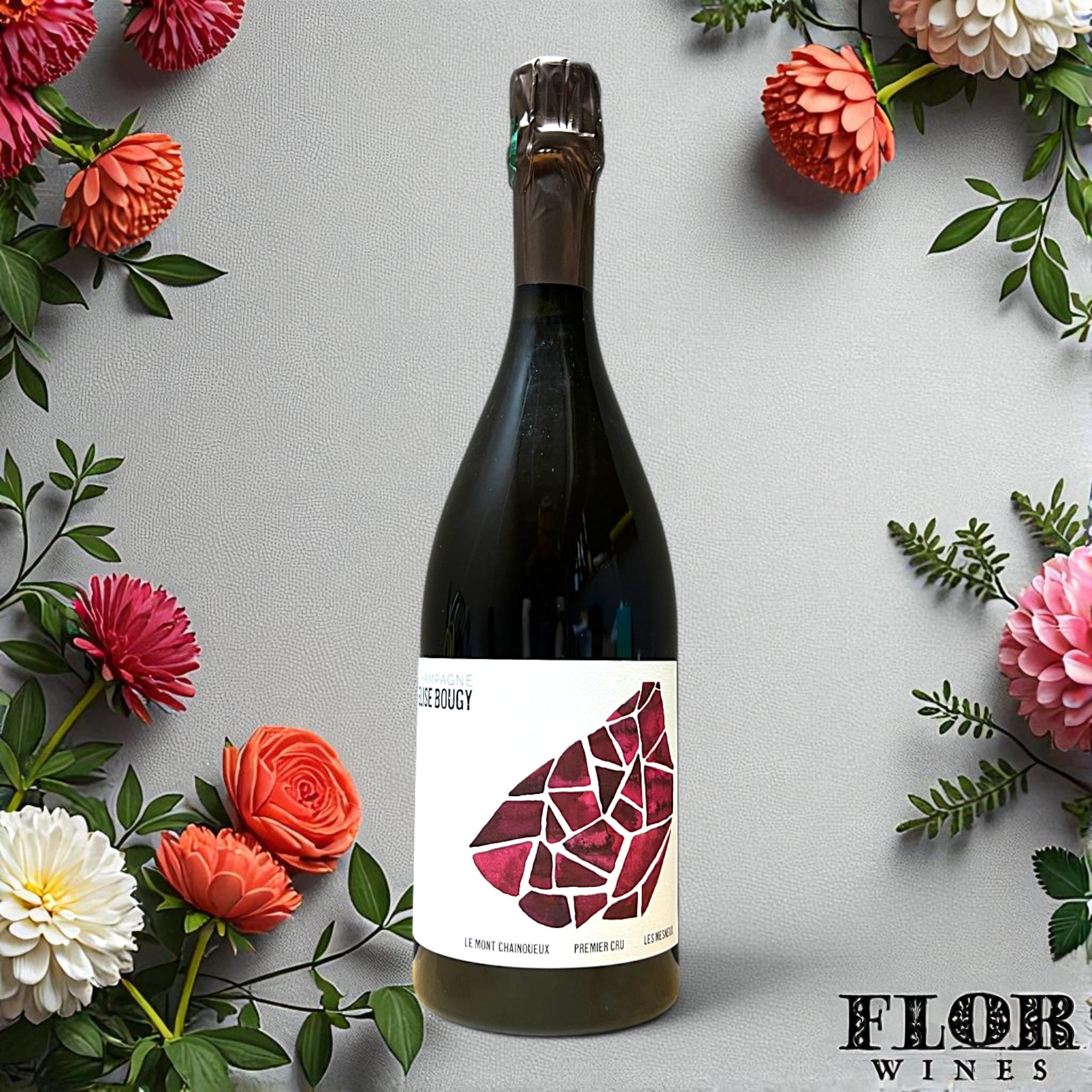 Champagne Elise Bougy, 'Le Mont Chainqueux' 1er Cru Blanc De Noirs