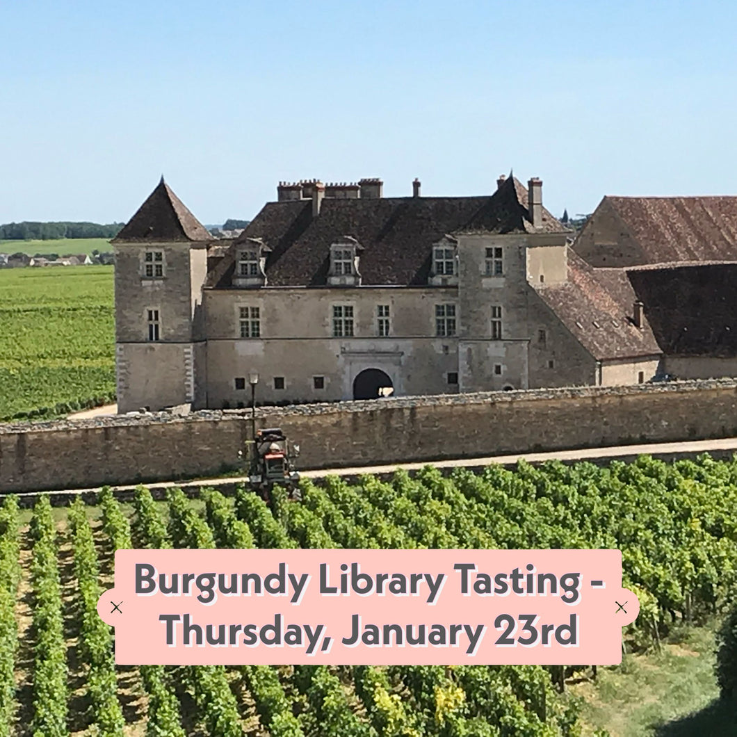 Premier Cru, mostly, Library Tasting - January 23rd @ 6:30pm