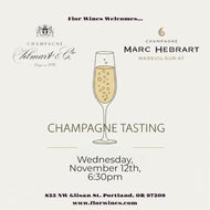 Vilmart & Hebrart Champagne Tasting - Wednesday, November 12th @ 6:30pm