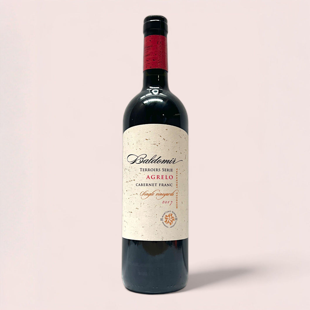 Baldomir, 'Terroirs Serie - Agrelo' Mendoza Cabernet Franc 2017