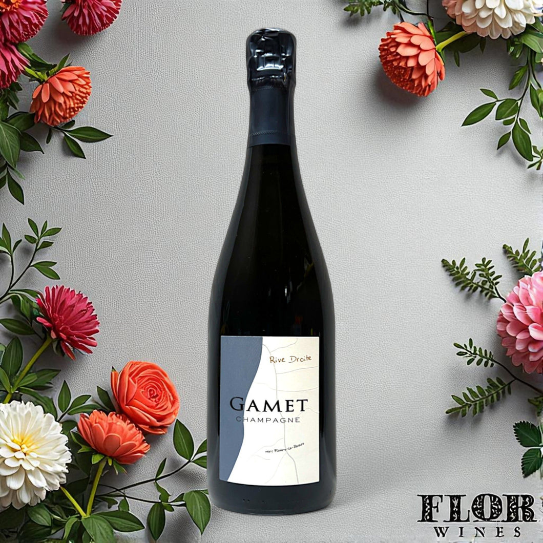 Champagne Gamet, 'Rive Droite' Blanc de Noirs Brut NV