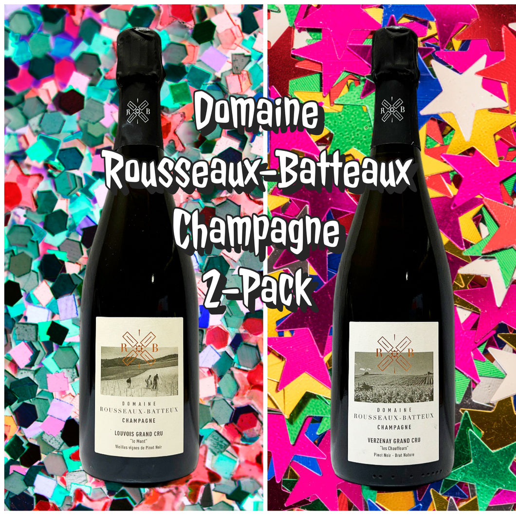 Domaine Rousseaux-Batteaux Champagne 2 Pack