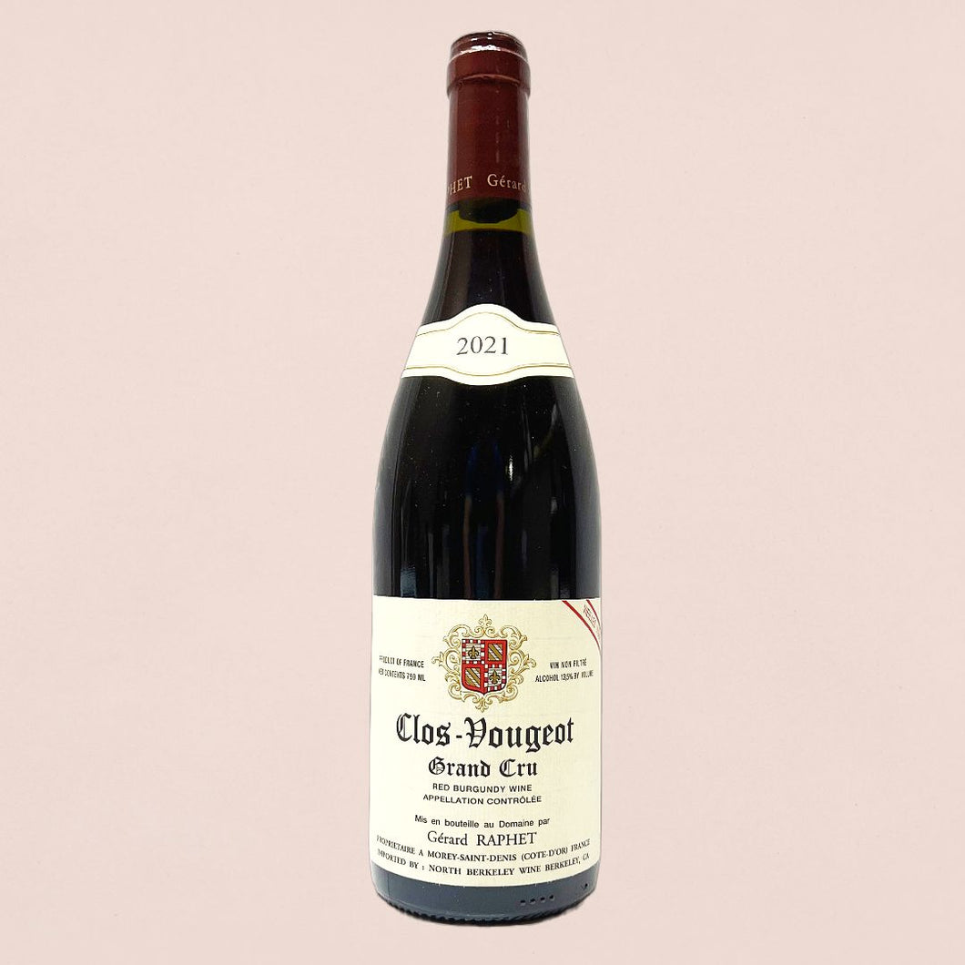 Gerard Raphet, 'Vieilles Vignes' Clos Vougeot Grand Cru 2021