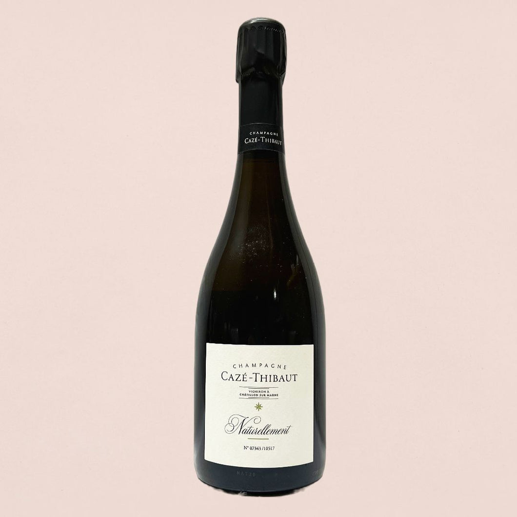 Champagne Caze-Thibaut, 'Naturellement' Blanc de Noirs Extra Brut NV