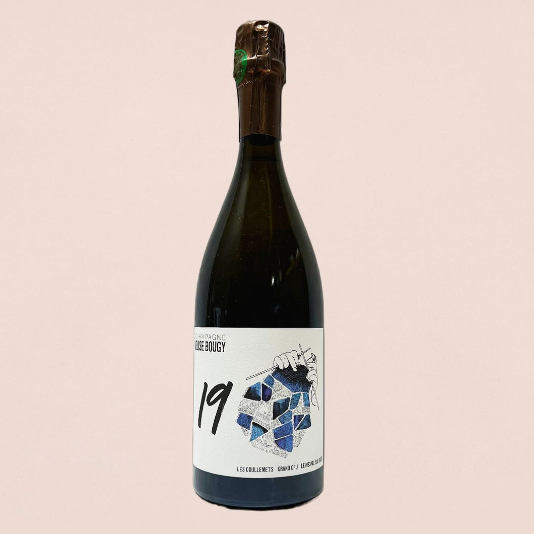 Champagne Elise Bougy, 'Les Coullemets' Grand Cru Blanc De Blanc 2021