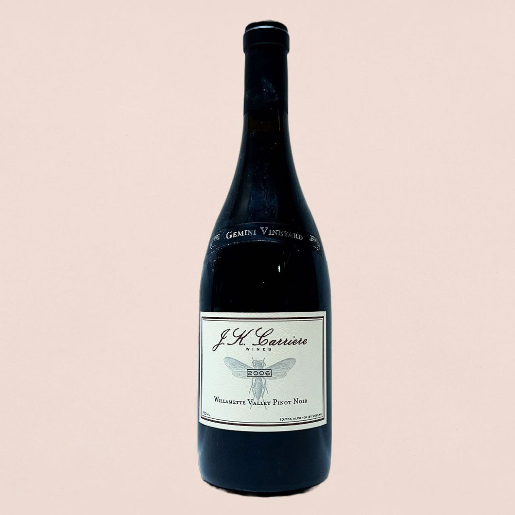 J.K. Carriere, 'Gemini Vineyard' Pinot Noir 2006