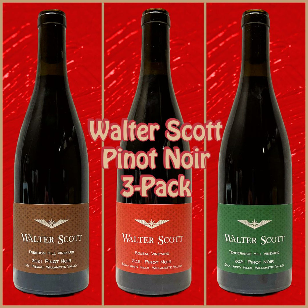 Walter Scott 2021 Pinot Noir 3 Pack